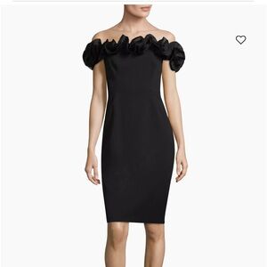 Aidan Mattox Black Cocktail Dress